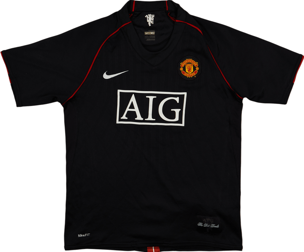 2007-08 Manchester United Away Shirt - 8/10 - (XL.Boys)
