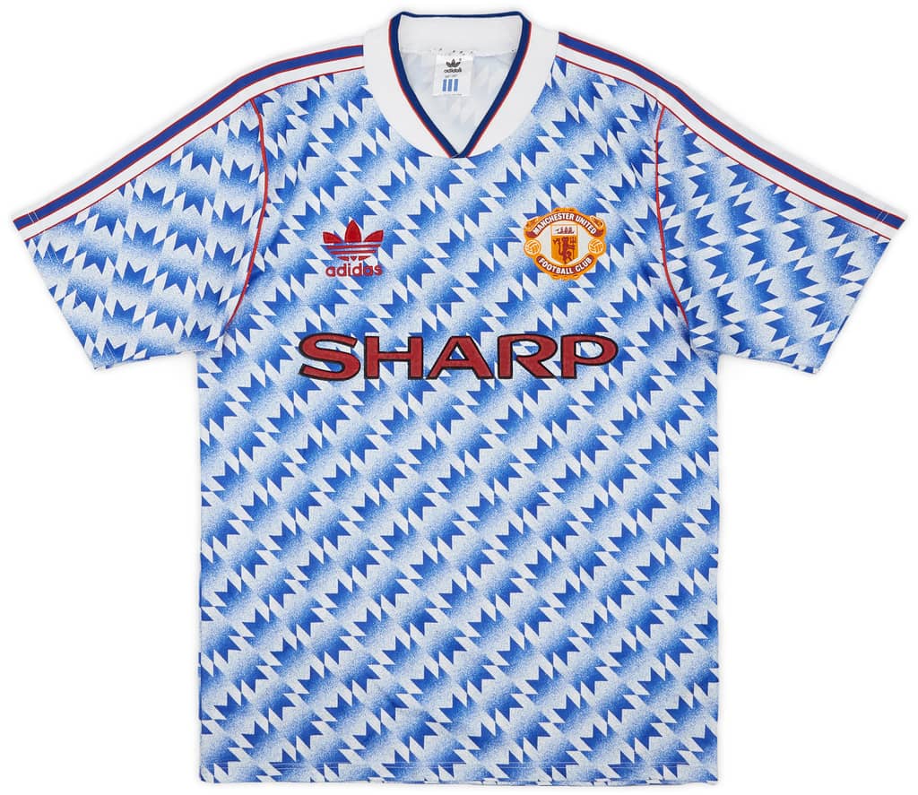 1990-92 Manchester United Away Shirt - 8/10 - (S)