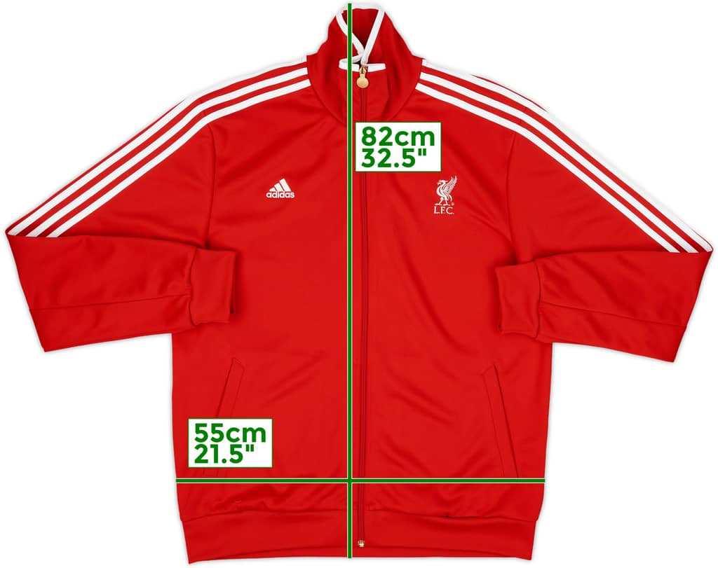 2010-11 Liverpool adidas Track Jacket - 9/10 - (L)