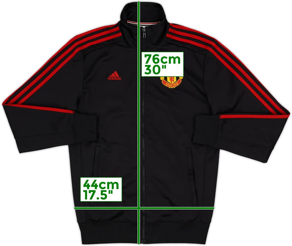 2015-16 Manchester United adidas Track Jacket - 9/10 - (S)