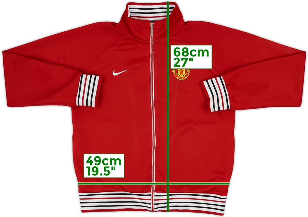 2006-07 Manchester United Nike Track Jacket - 9/10 - (M)