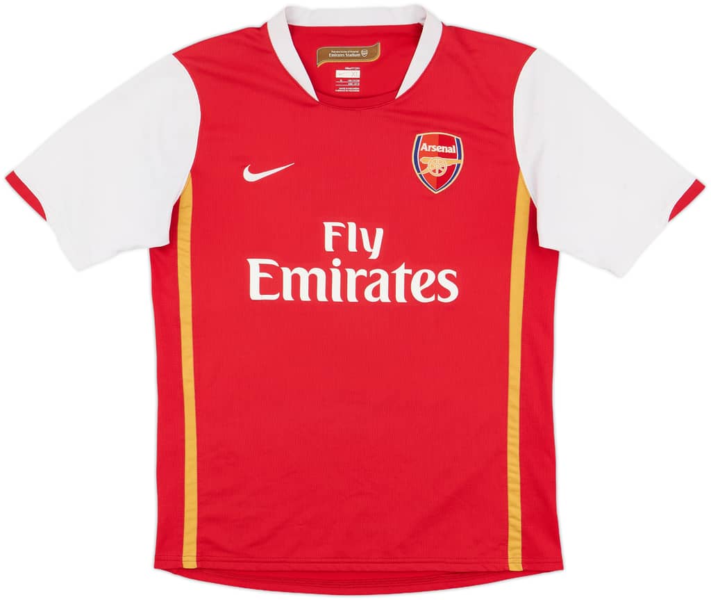 2006-08 Arsenal Home Shirt Rosicky #7 - 6/10 - (XL.Boys)