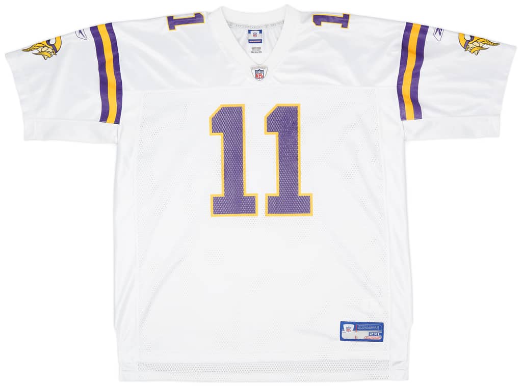 2002-04 Minnesota Vikings Culpepper #11 Reebok On Field Away Jersey (Very Good) XXL