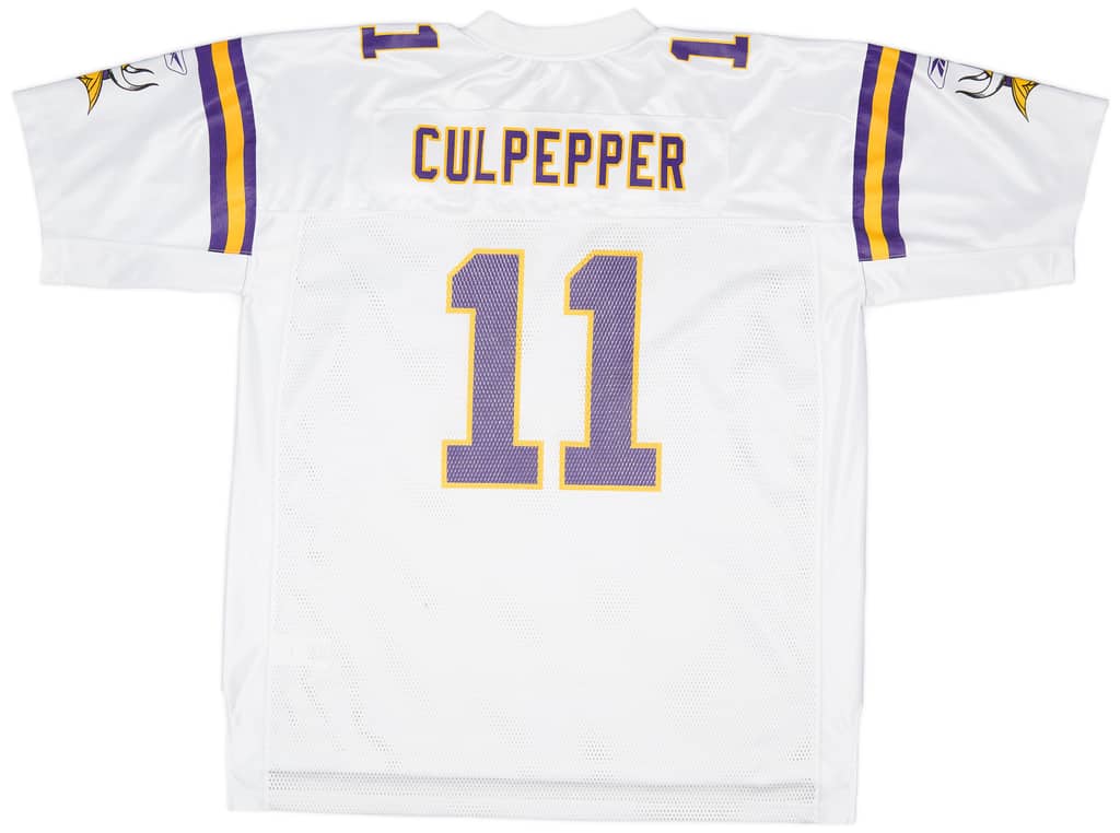 2002-04 Minnesota Vikings Culpepper #11 Reebok On Field Away Jersey (Very Good) XXL