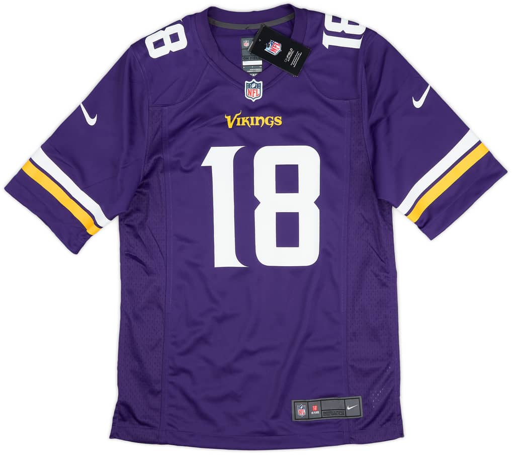 2020-23 Minnesota Vikings Jefferson #18 Nike Game Home Jersey (XXL)