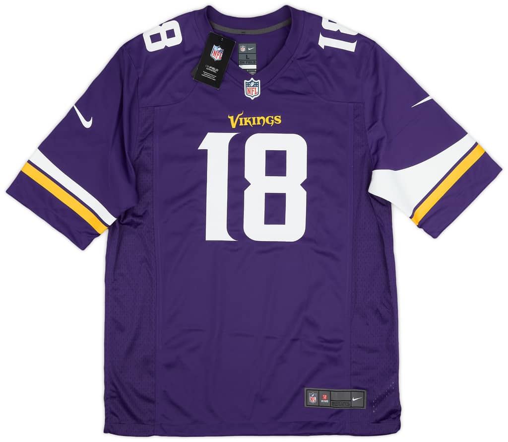 2020-23 Minnesota Vikings Jefferson #18 Nike Game Home Jersey (L)