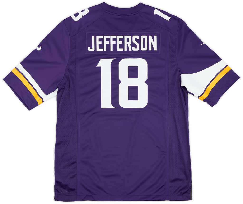 2020-23 Minnesota Vikings Jefferson #18 Nike Game Home Jersey (L)