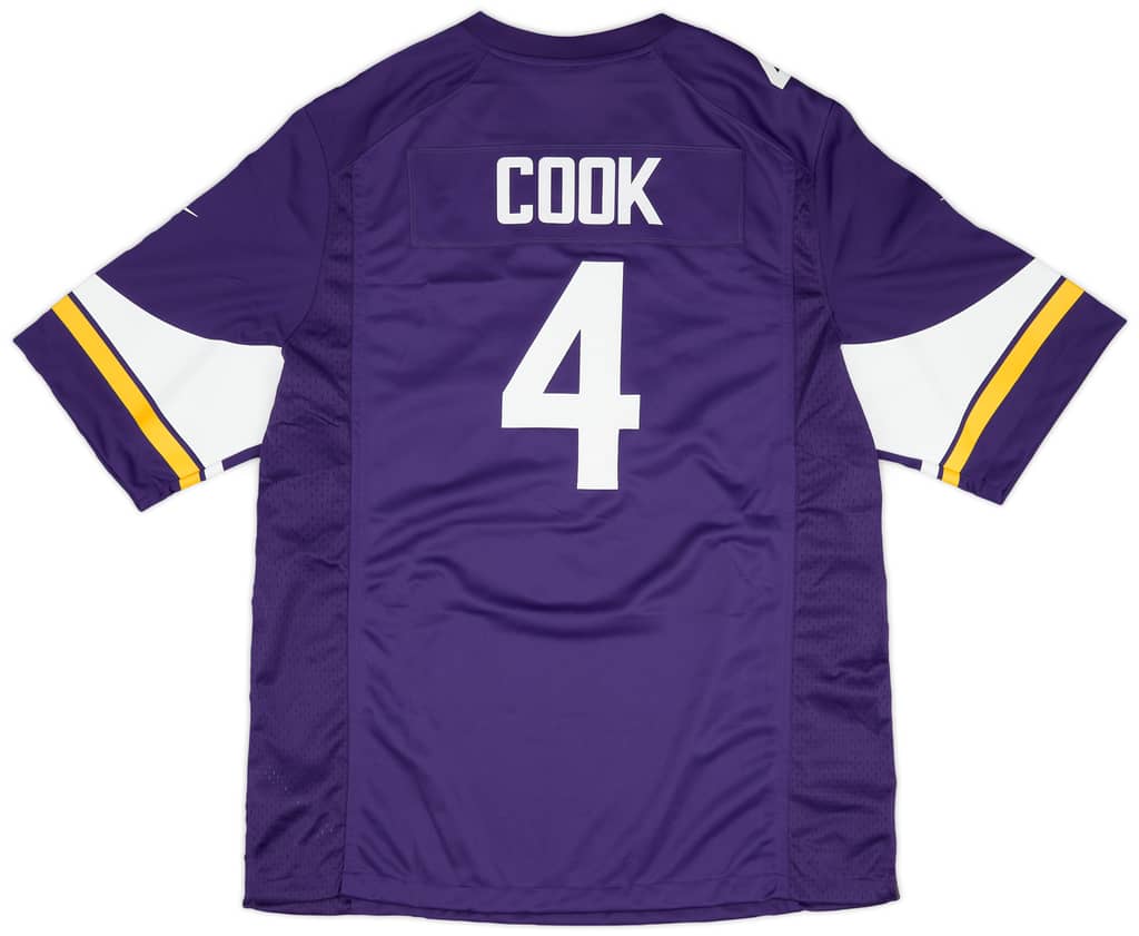 2022 Minnesota Vikings Cook #4 Nike Game Home Jersey (L)