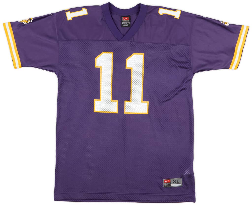 1999-00 Minnesota Vikings Culpepper #11 Nike Home Jersey (Excellent) XL.Kids