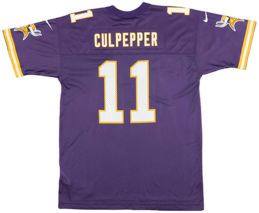 1999-00 Minnesota Vikings Culpepper #11 Nike Home Jersey (Excellent) XL.Kids