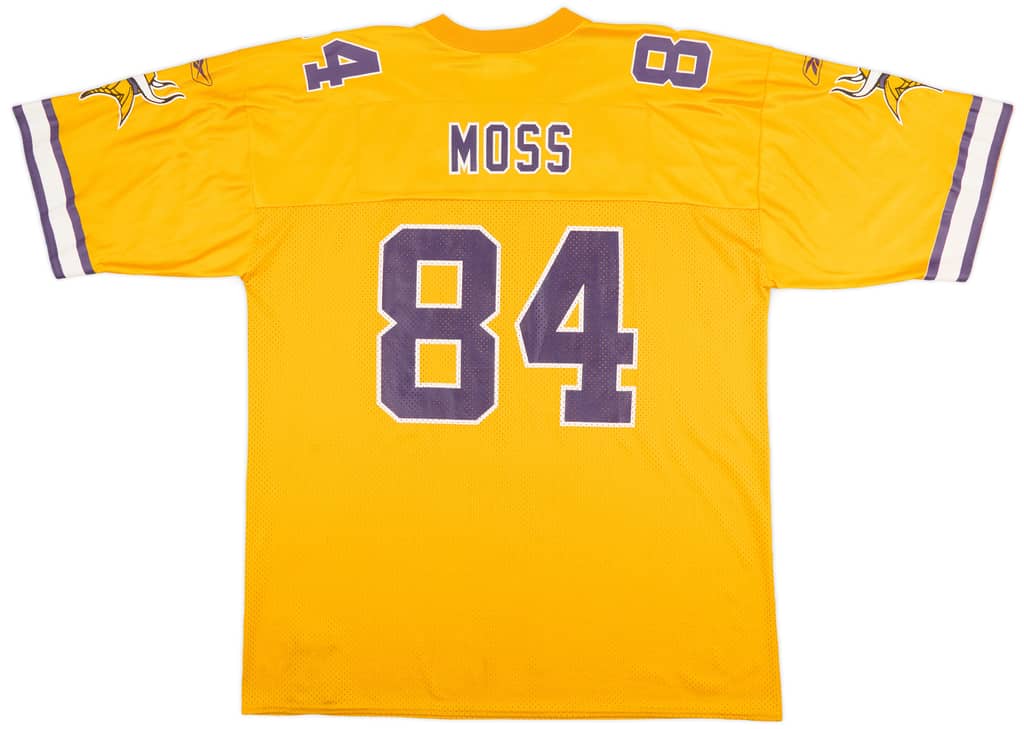 2001 Minnesota Vikings Moss #84 Reebok Alternate Jersey (Excellent) XL