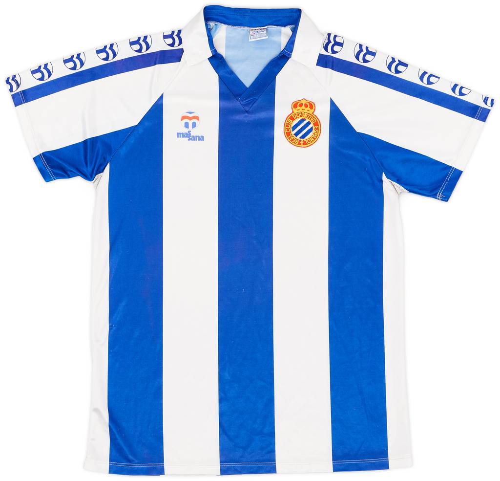 1984-89 Espanyol Home Shirt - 8/10 - (XL)