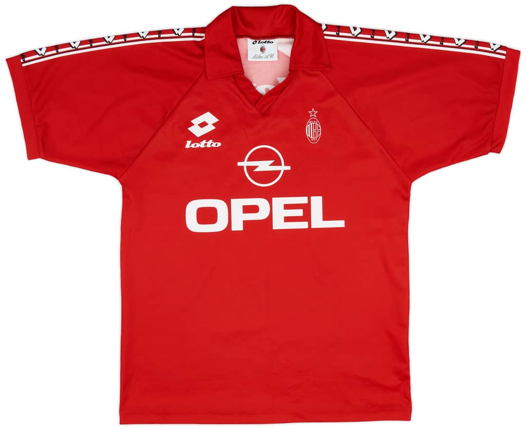 1995-96 AC Milan Lotto Training Shirt - 8/10 - (M)