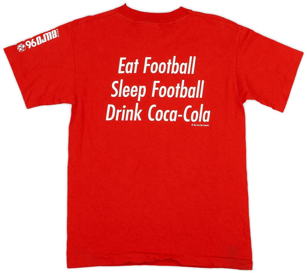 1996 England 'Coca-Cola Euro 96' Leisure Shirt - 8/10 - (S)