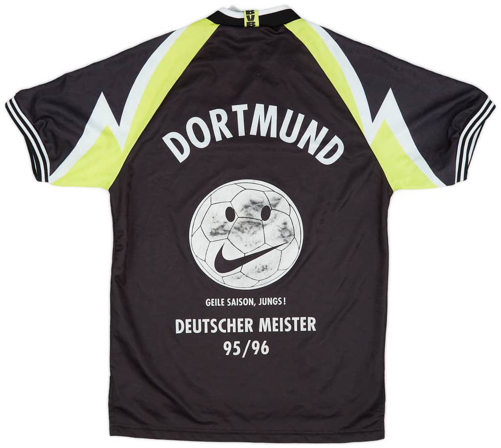 1995-96 Borussia 'Deutscher Meister' Dortmund Away Shirt - 6/10 - (XS)