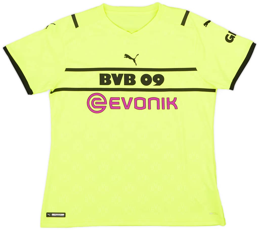 2021-22 Borussia Dortmund European Home Shirt - 10/10 - (Women's L)