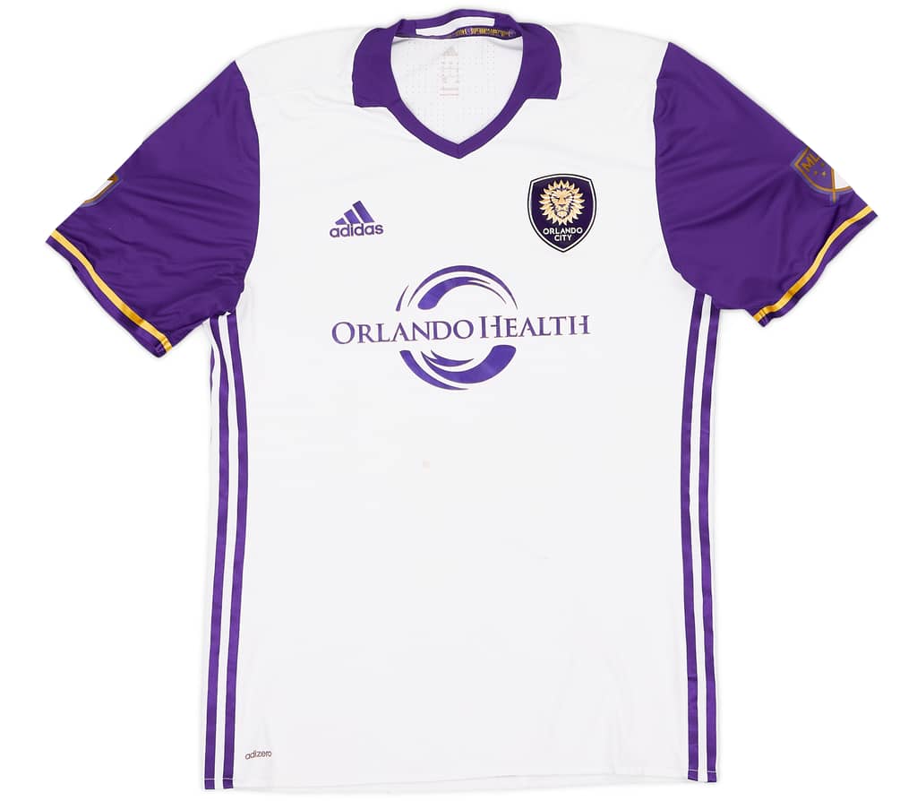 2016 Orlando City Authentic Away Shirt - 7/10 - (L)