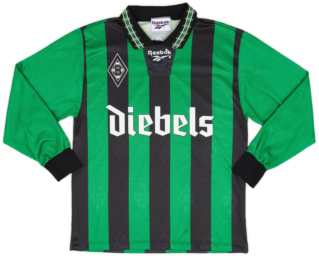 1995-96 Borussia Monchengladbach Away L/S Shirt - 8/10 - (S)