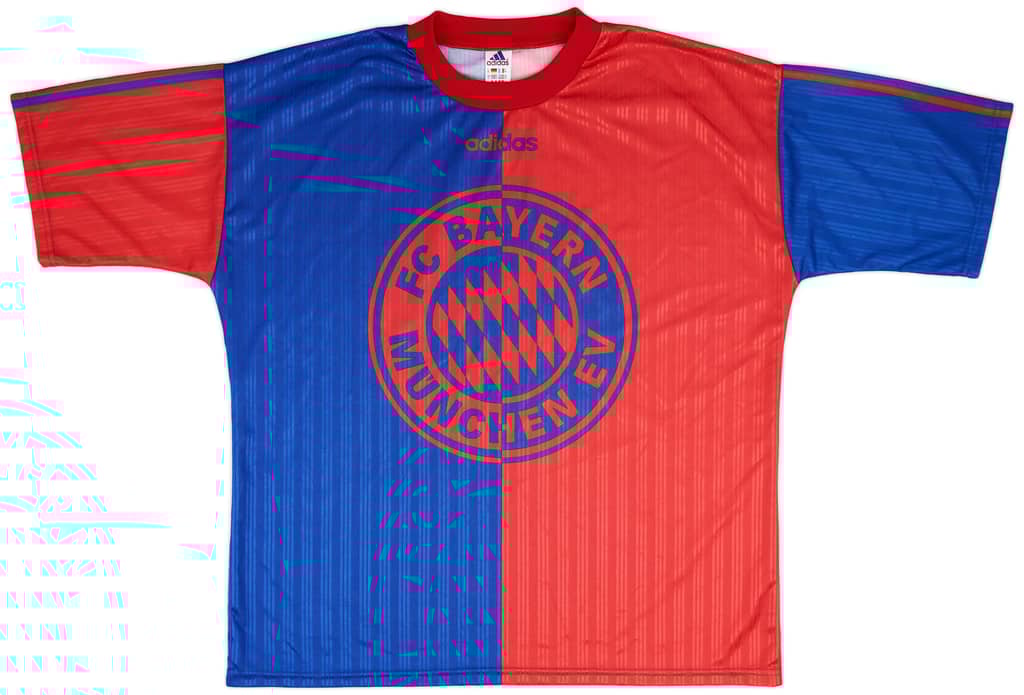 1995-96 Bayern Munich adidas Training Shirt - 8/10 - (XL)