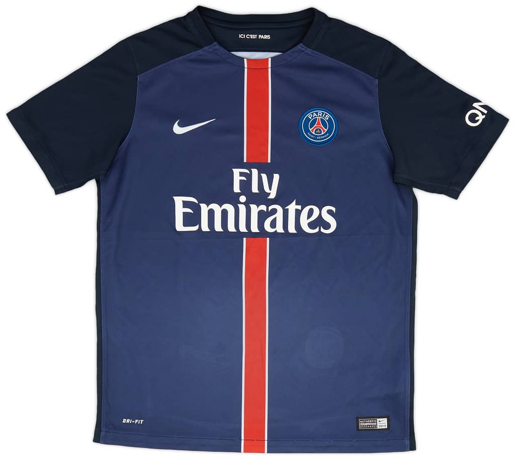 2015-16 Paris Saint-Germain Home Shirt - 8/10 - (XL.Boys)