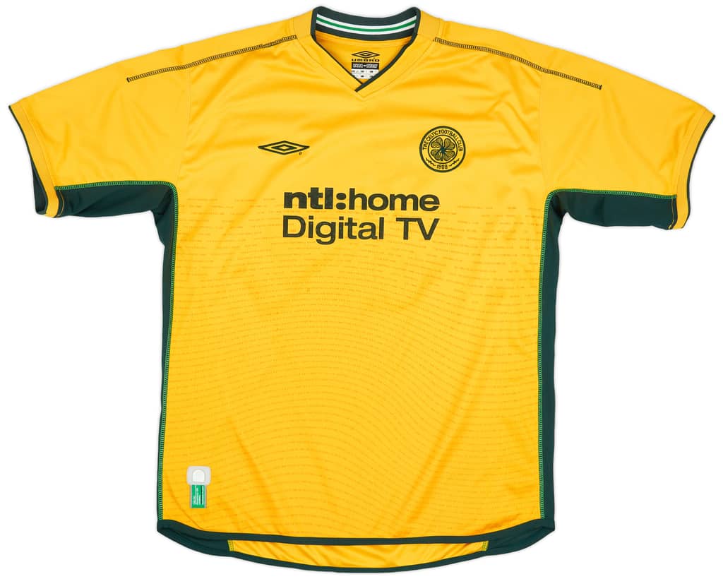 2002-03 Celtic Away Shirt Lennon #18 - 7/10 - (XL)
