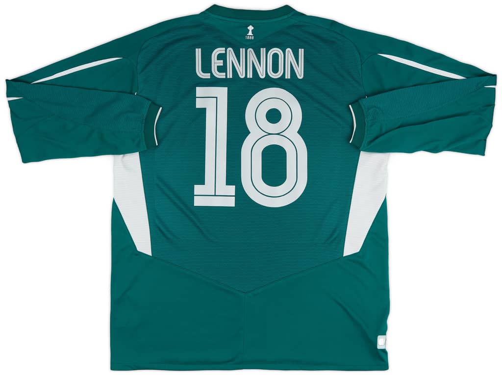 2004-05 Celtic Away L/S Shirt Lennon #18 - 9/10 - (XL)