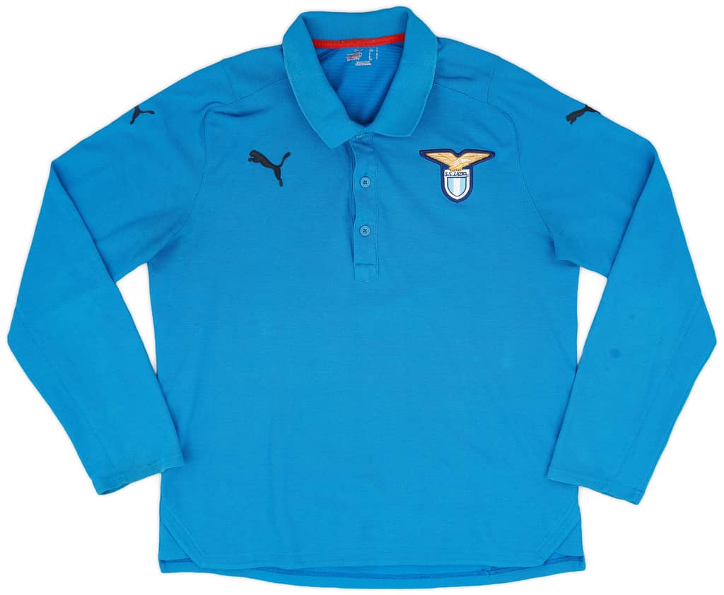 2007-08 Lazio Puma L/S Polo Shirt - 8/10 - (M)