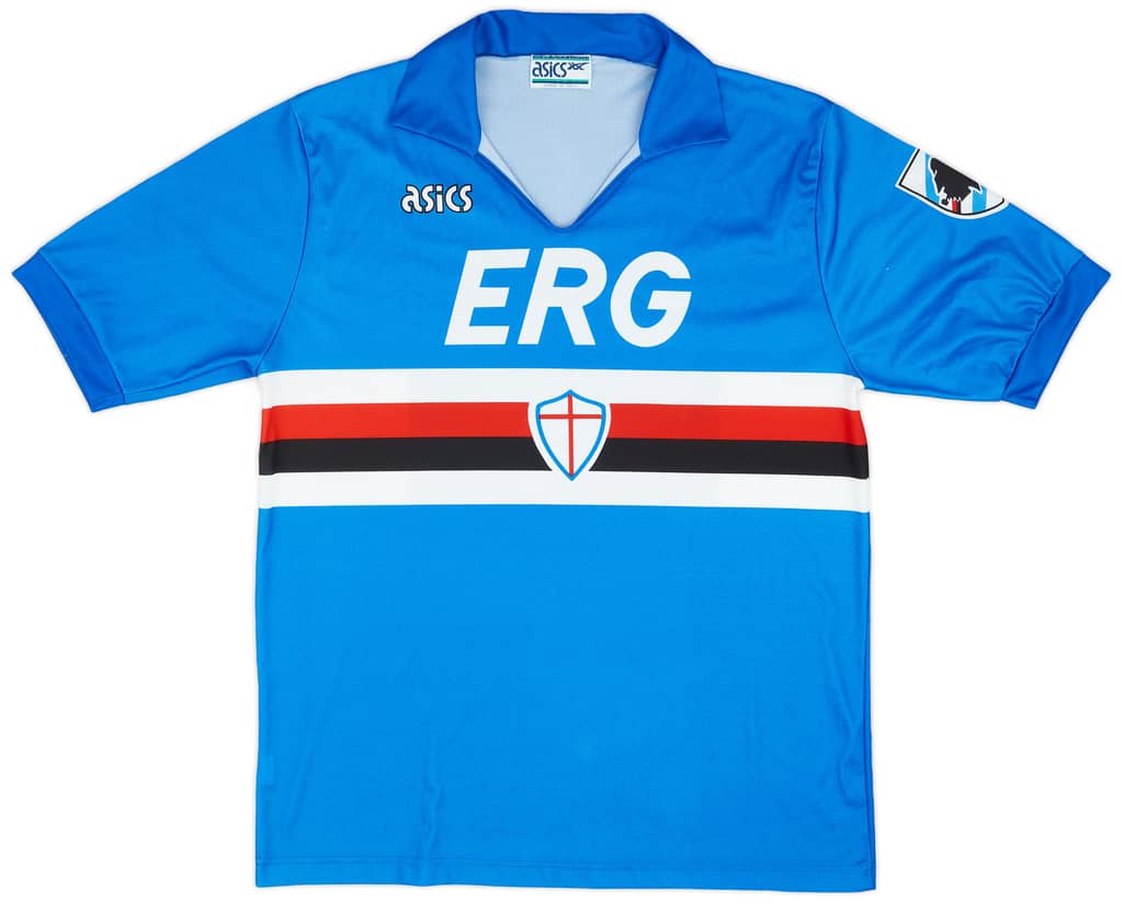 1990-92 Sampdoria Home Shirt - 8/10 - (L)
