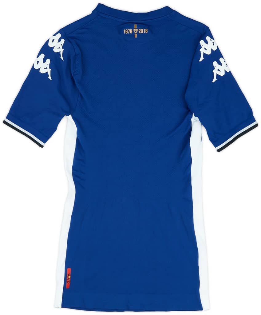 2017-19 SC Bastia Authentic Home Shirt - 9/10 - (L/XL)