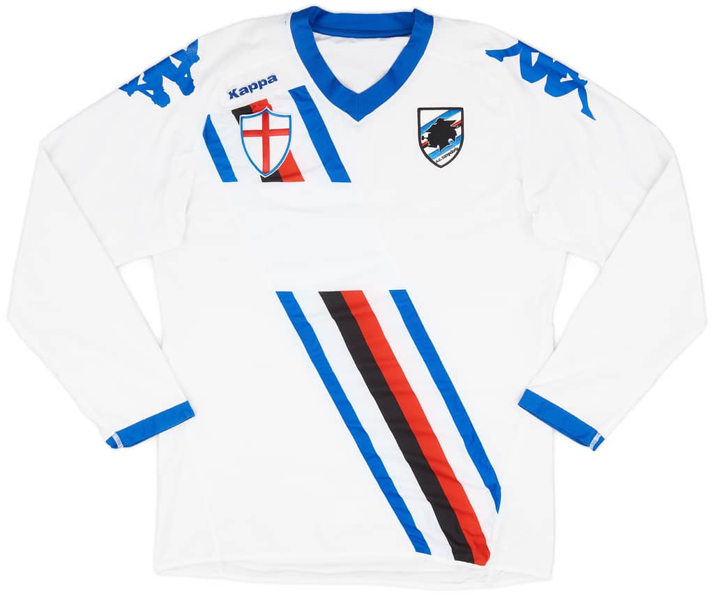 2010-11 Sampdoria Away L/S Shirt - 8/10 - (XL)