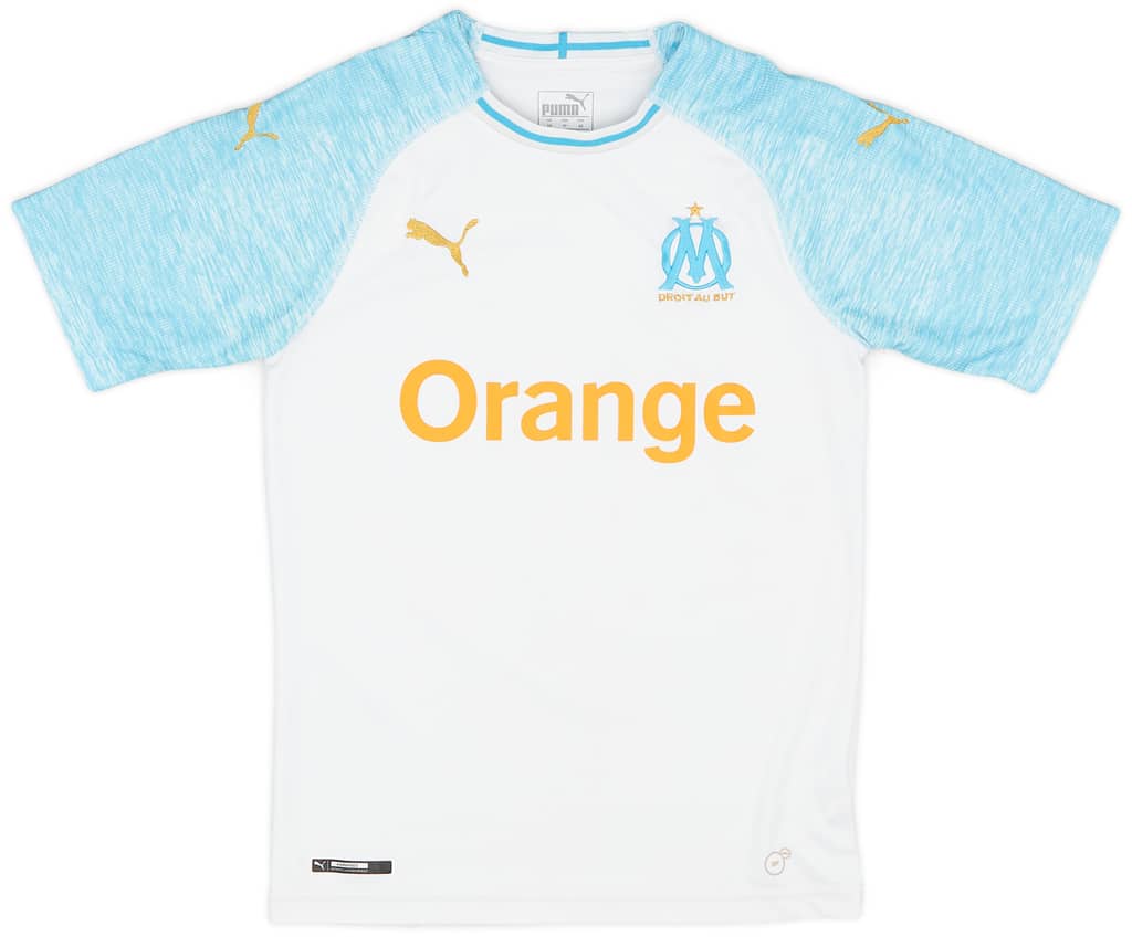 2018-19 Olympique Marseille Home Shirt - 8/10 - (XS)
