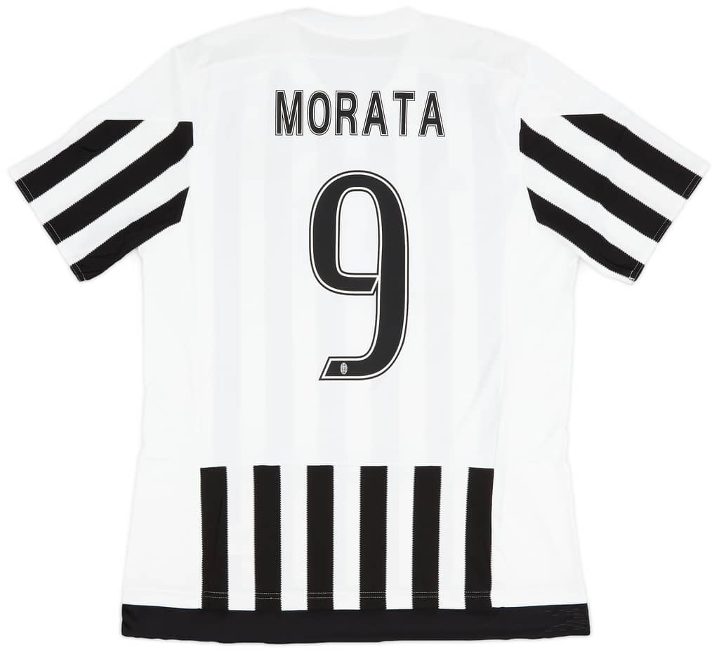 2015-16 Juventus Home Shirt Morata #9 (L)