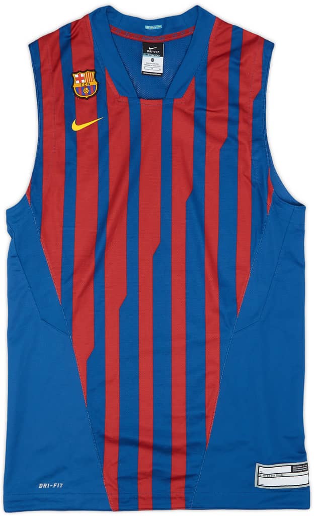 2011-12 Barcelona Nike Basketball Jersey - 8/10 - (M)