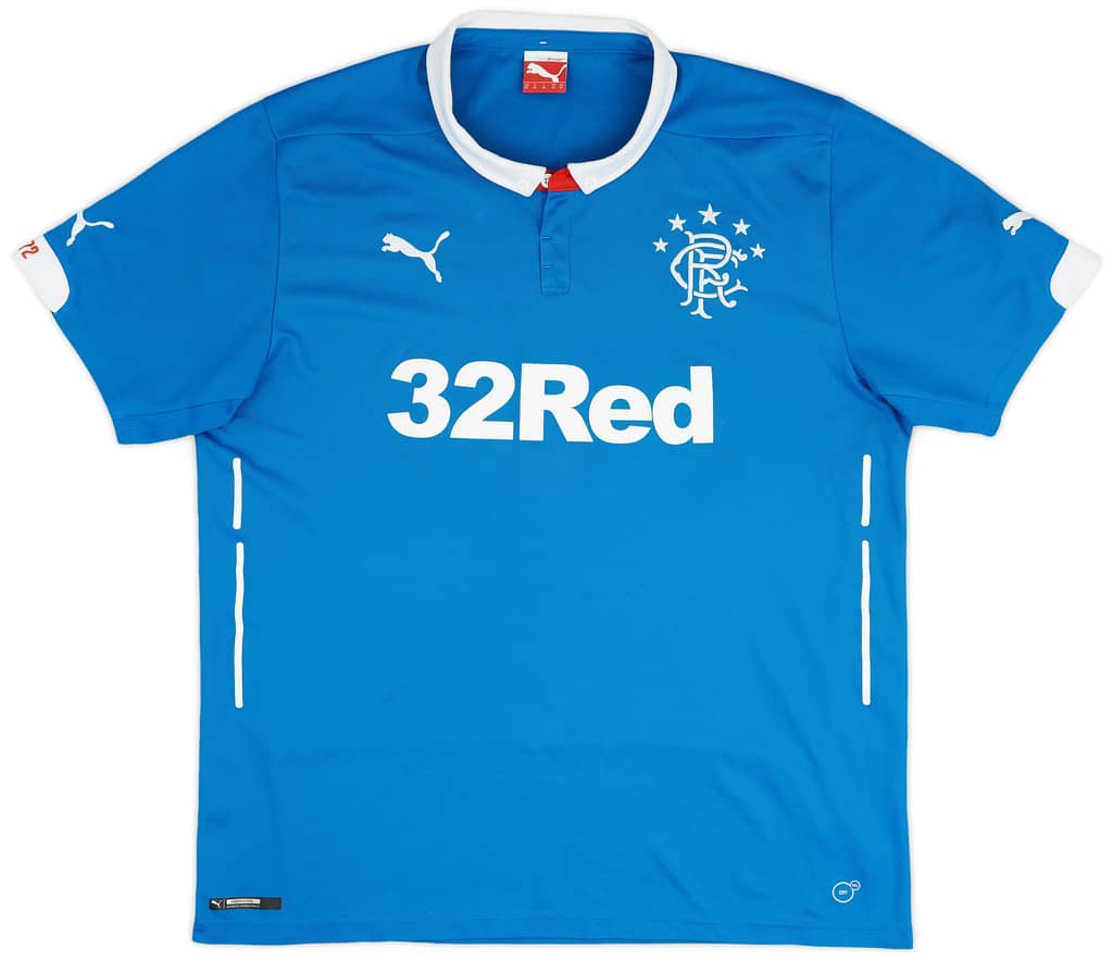 2014-15 Rangers Home Shirt - 8/10 - (XL)