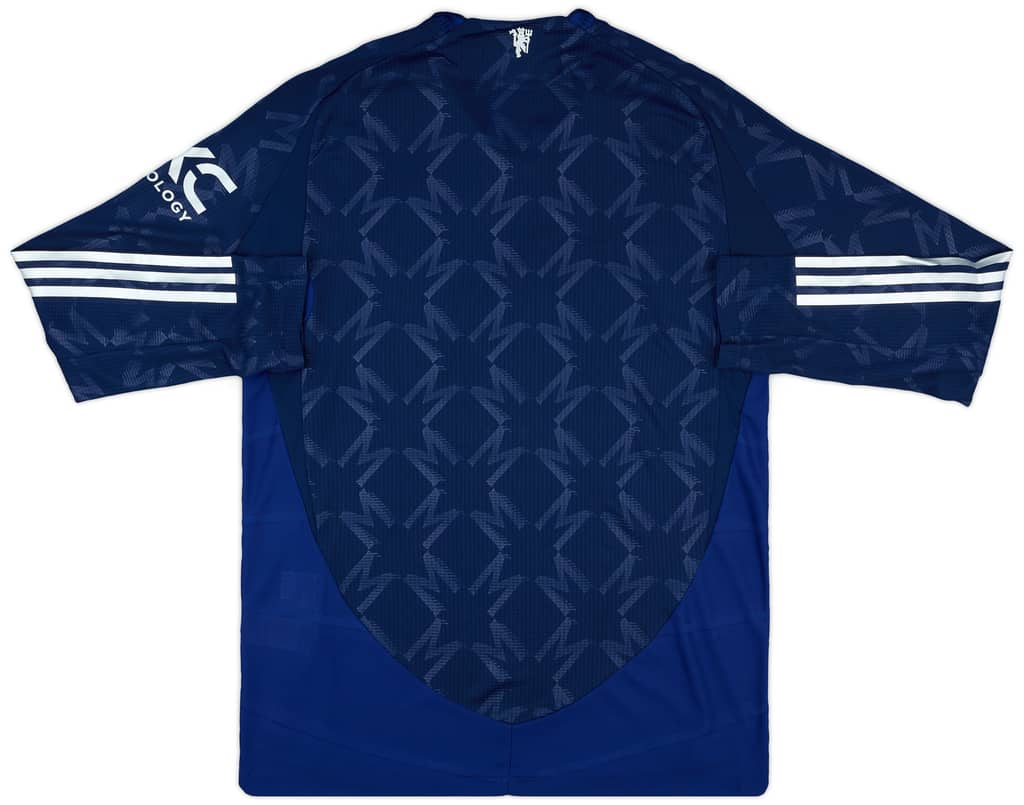 2024-25 Manchester United Player Issue Away L/S Shirt - As New - (L)