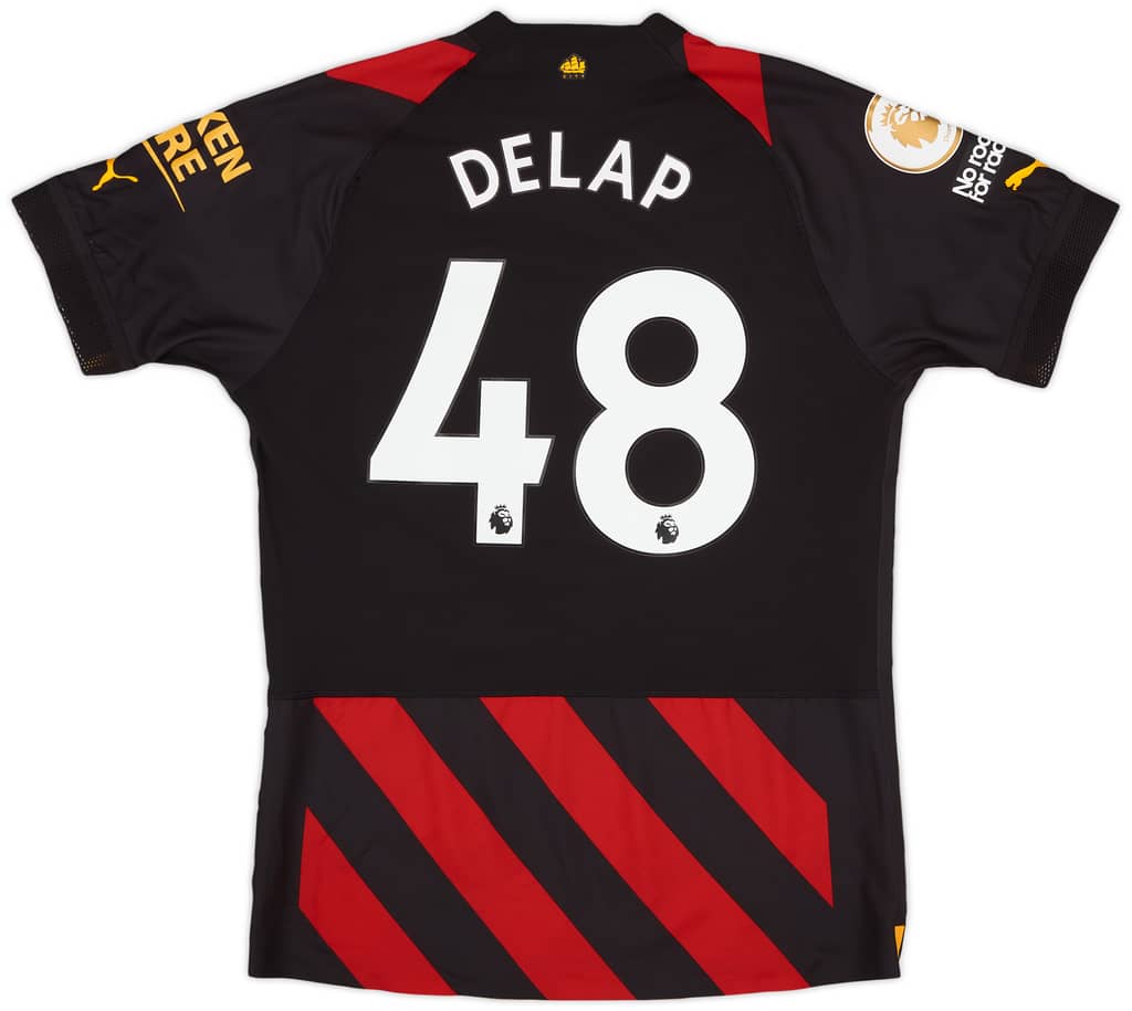 2022-23 Manchester City Match Issue Away Shirt Delap #48 - As New - (L)