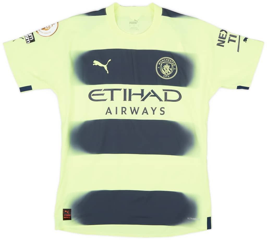 2022-23 Manchester City Match Issue Third Shirt Kayky #37 - As New - (S)