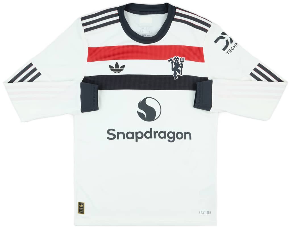 2024-25 Manchester United Player Issue Third L/S Shirt - As New - (S)