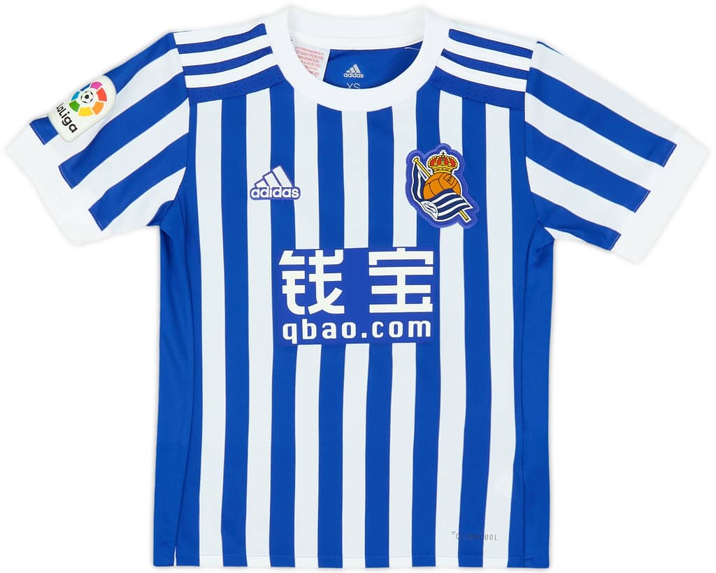 2017-18 Real Sociedad Home Shirt (XS.Kids)