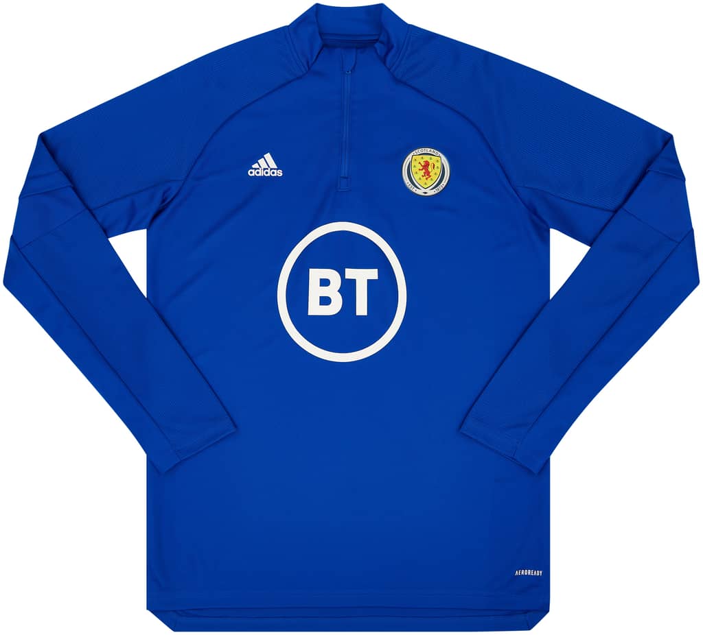 2020-21 Scotland Women's Player Issue 1/4 Zip Training Top