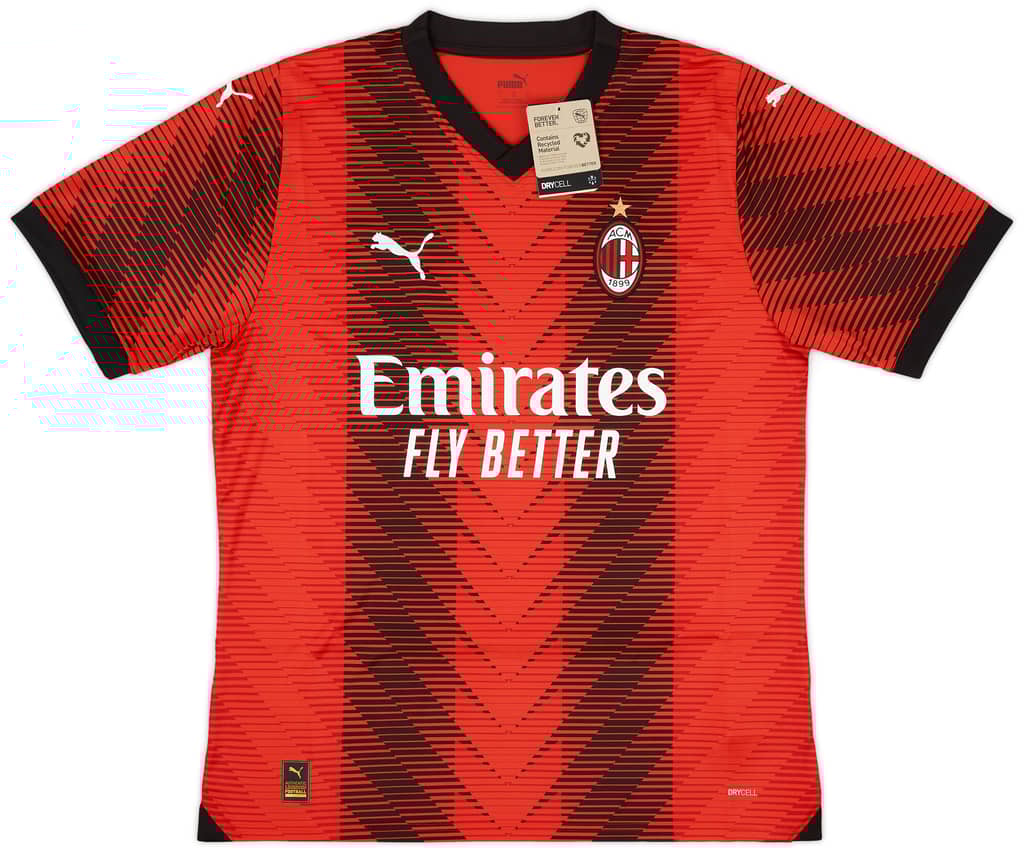 2023-24 AC Milan Home Shirt Rafa Leão #10