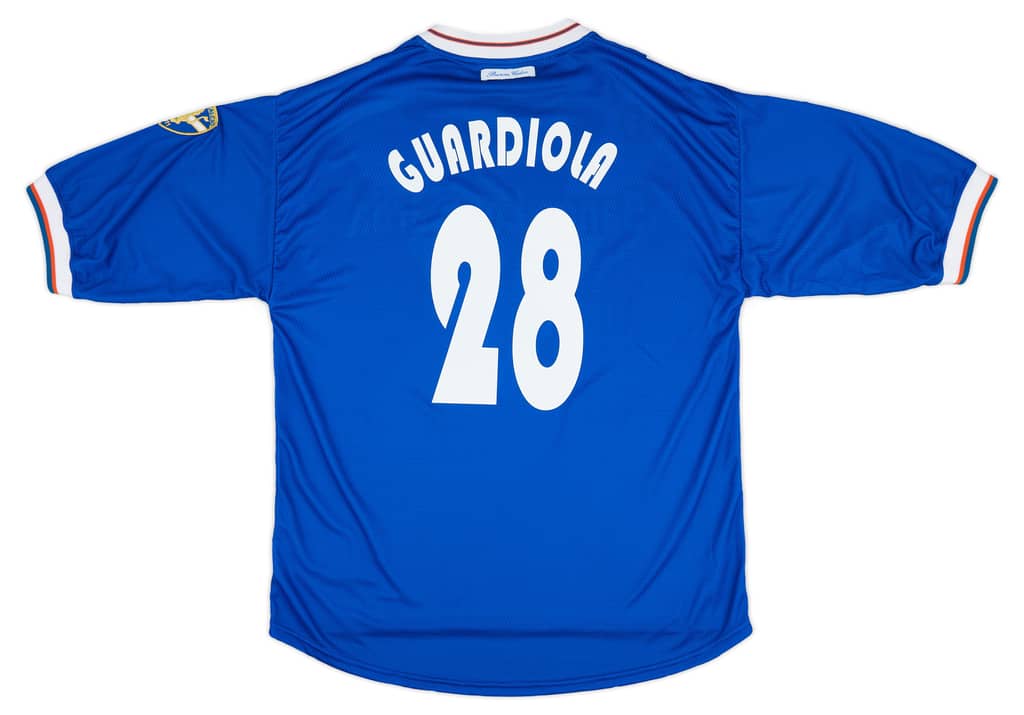 2001-02 Brescia Garman Reissue Home Shirt Guardiola #28