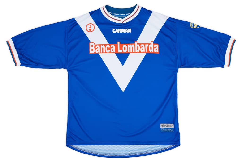 2001-02 Brescia Garman Reissue Home Shirt Guardiola #28