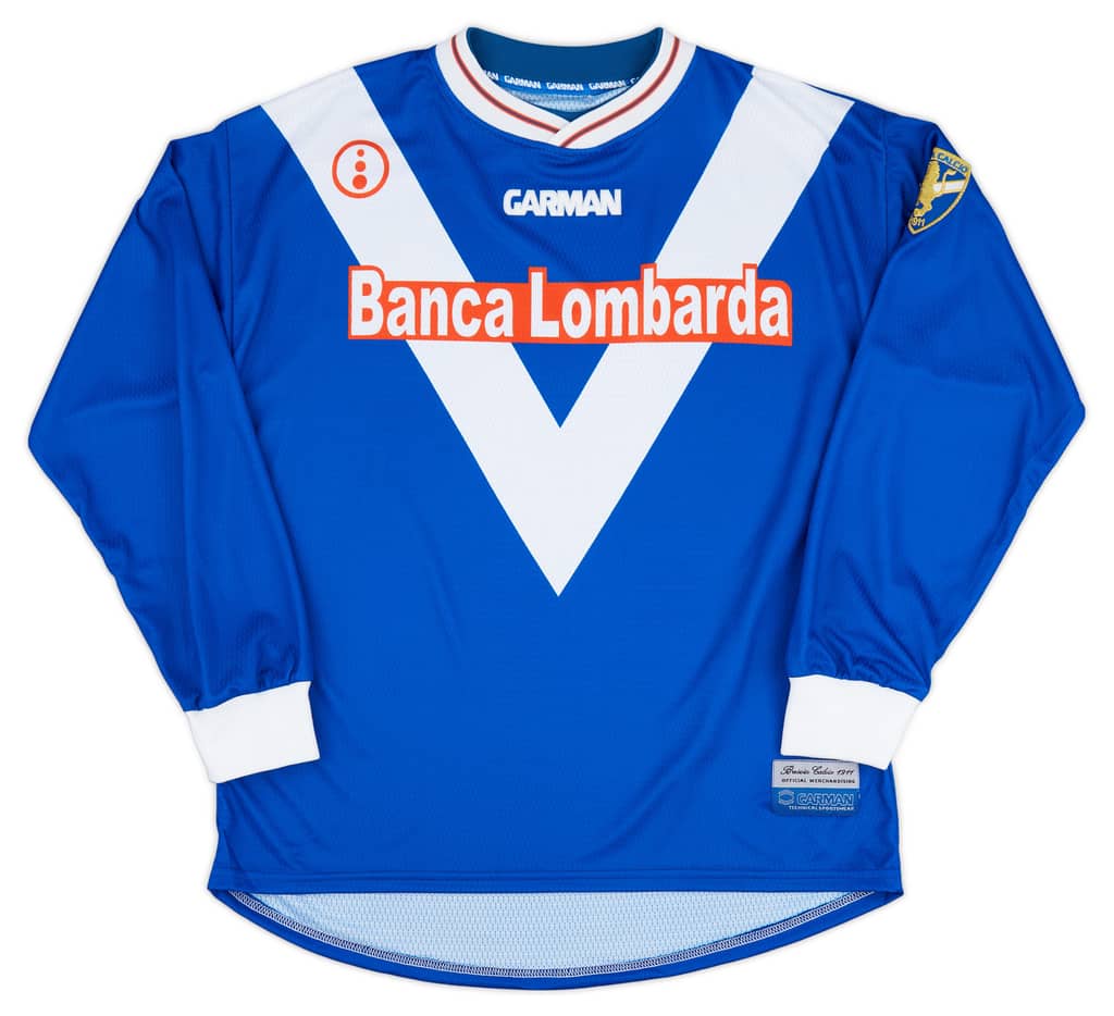 2001-02 Brescia Garman Reissue Home L/S Shirt - NEW