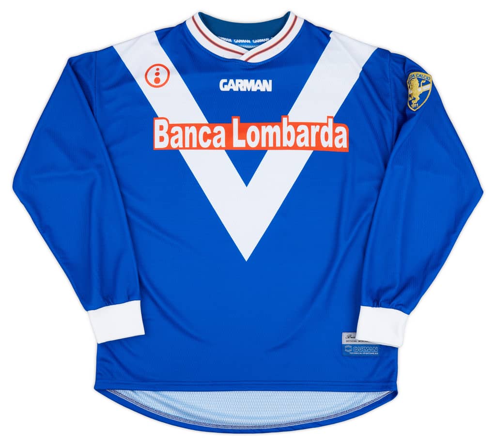 2001-02 Brescia Garman Reissue Home L/S Shirt Baggio #10 - NEW