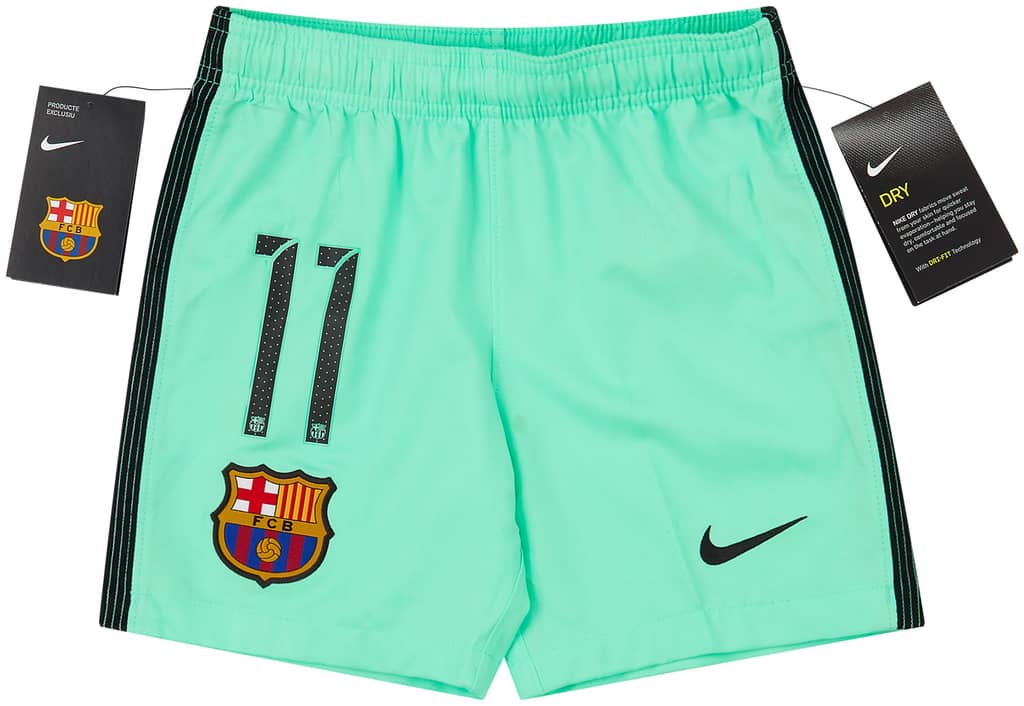 2016-17 Barcelona Third Shorts #11 (Neymar Jr) XS.Kids