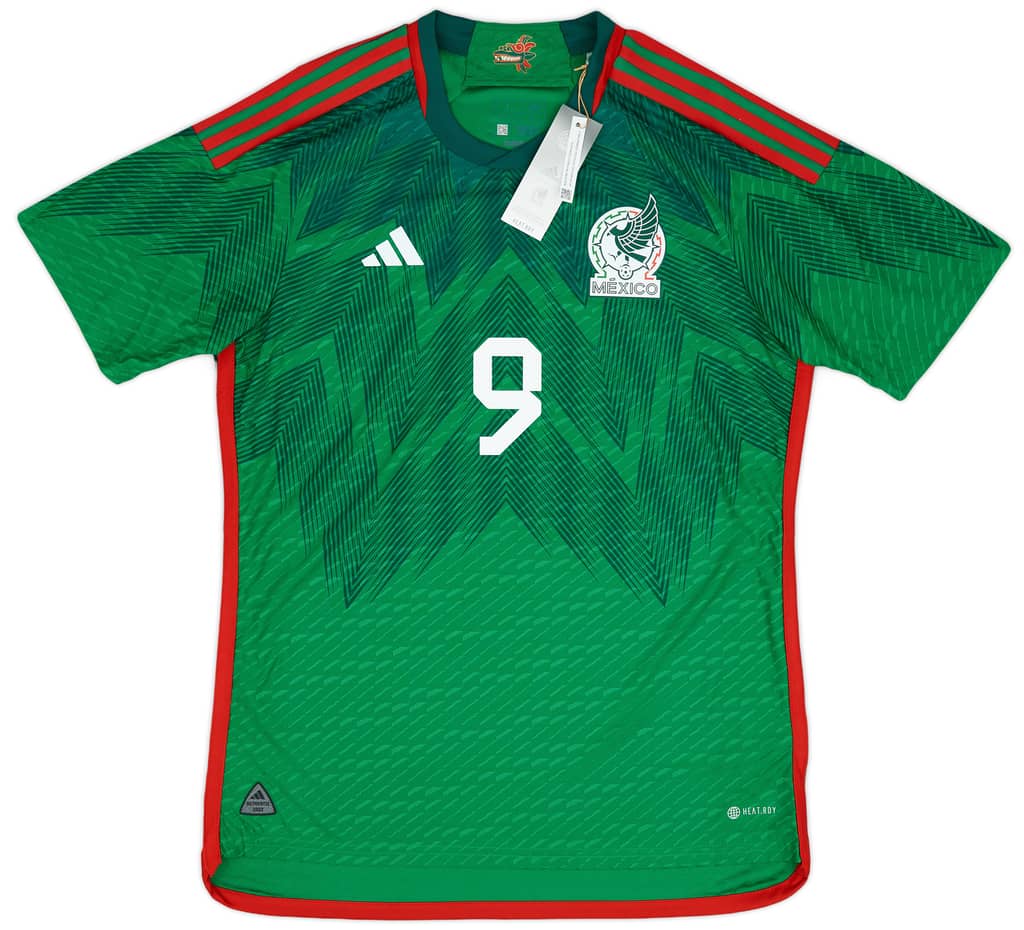 2022-23 Mexico Authentic Home Shirt Raul #9
