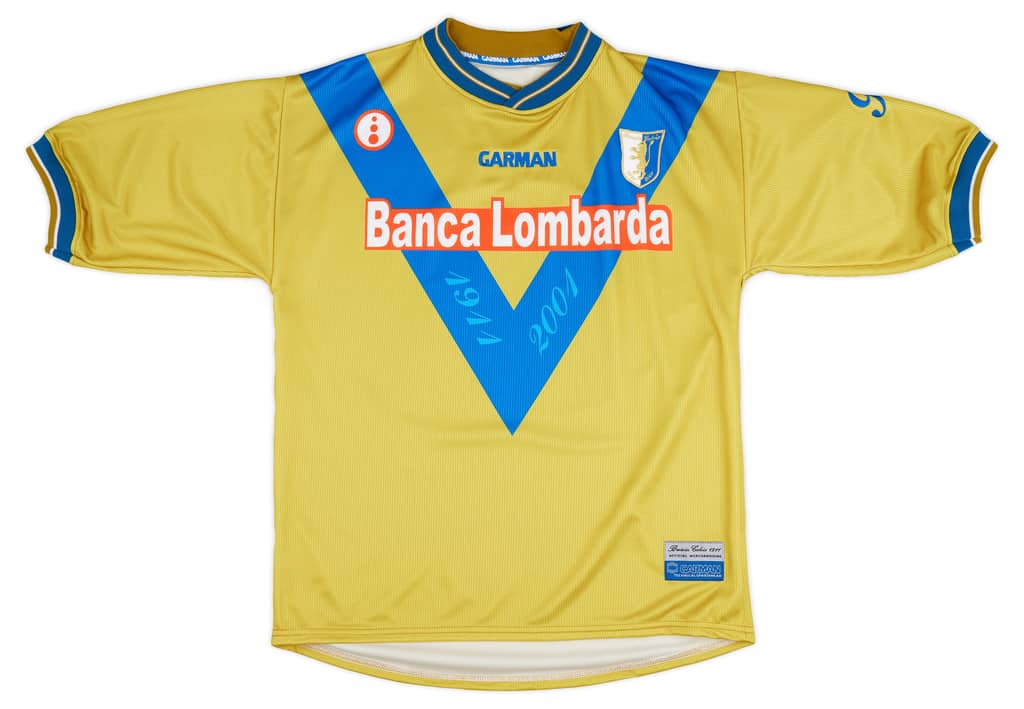 2001-02 Brescia Garman Reissue Third Shirt Baggio #10