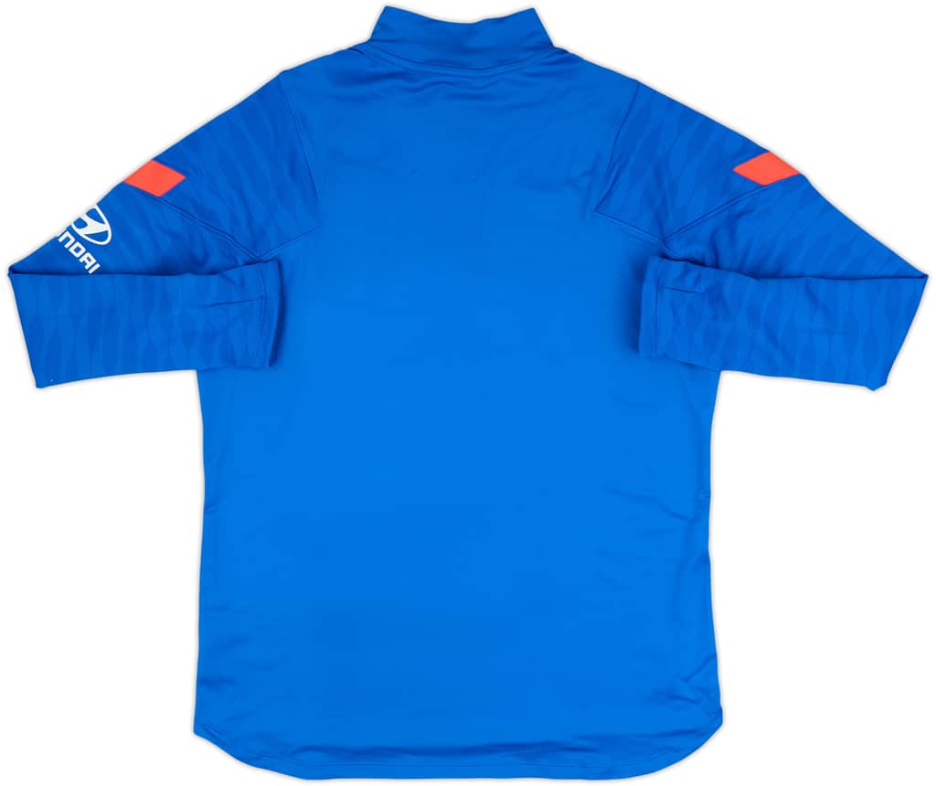 2021-22 Atletico Madrid Nike 1/4 Zip Training Top - As New - (XL)
