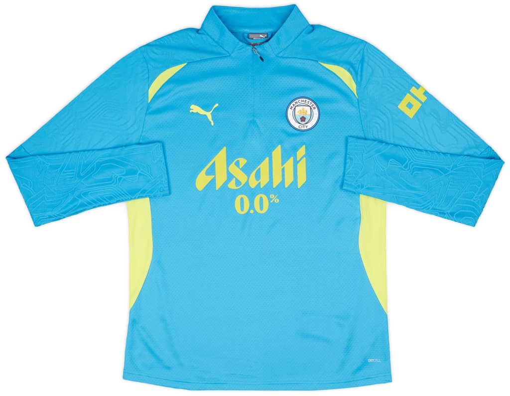 2024-25 Manchester City Player Issue 1/4 Zip Training Top - 9/10